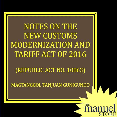 ra 10863 lawphil|» RA 10863: Customs Modernization and Tariff Act (CMTA).